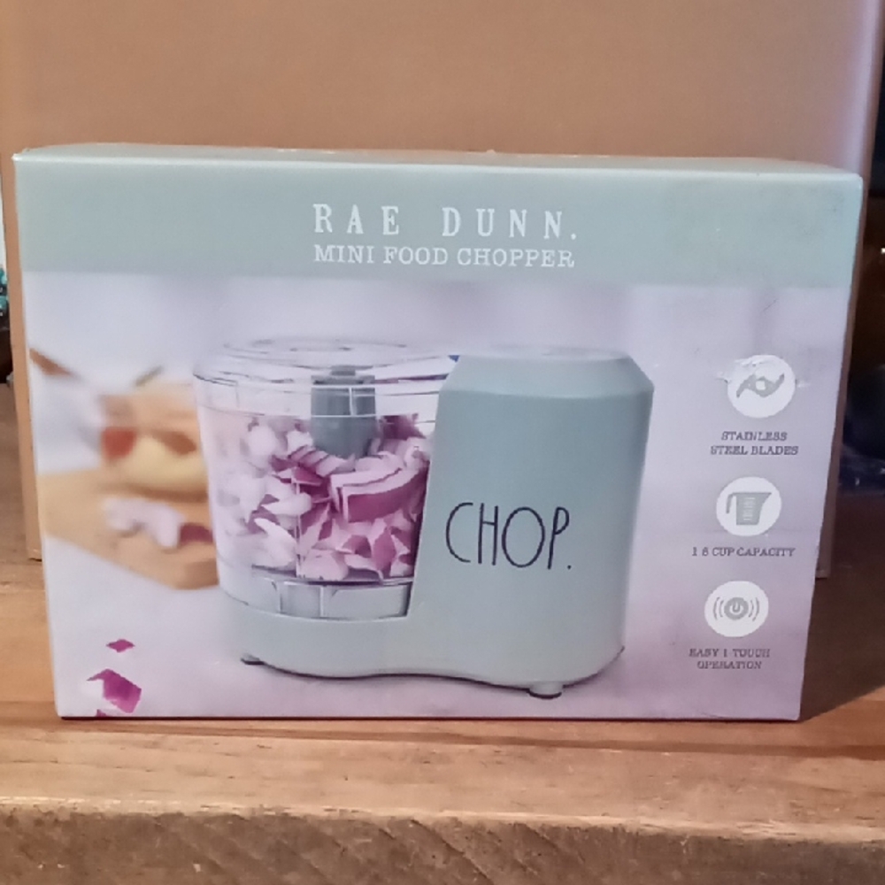 Rae Dunn Mint Mini Food Chopper